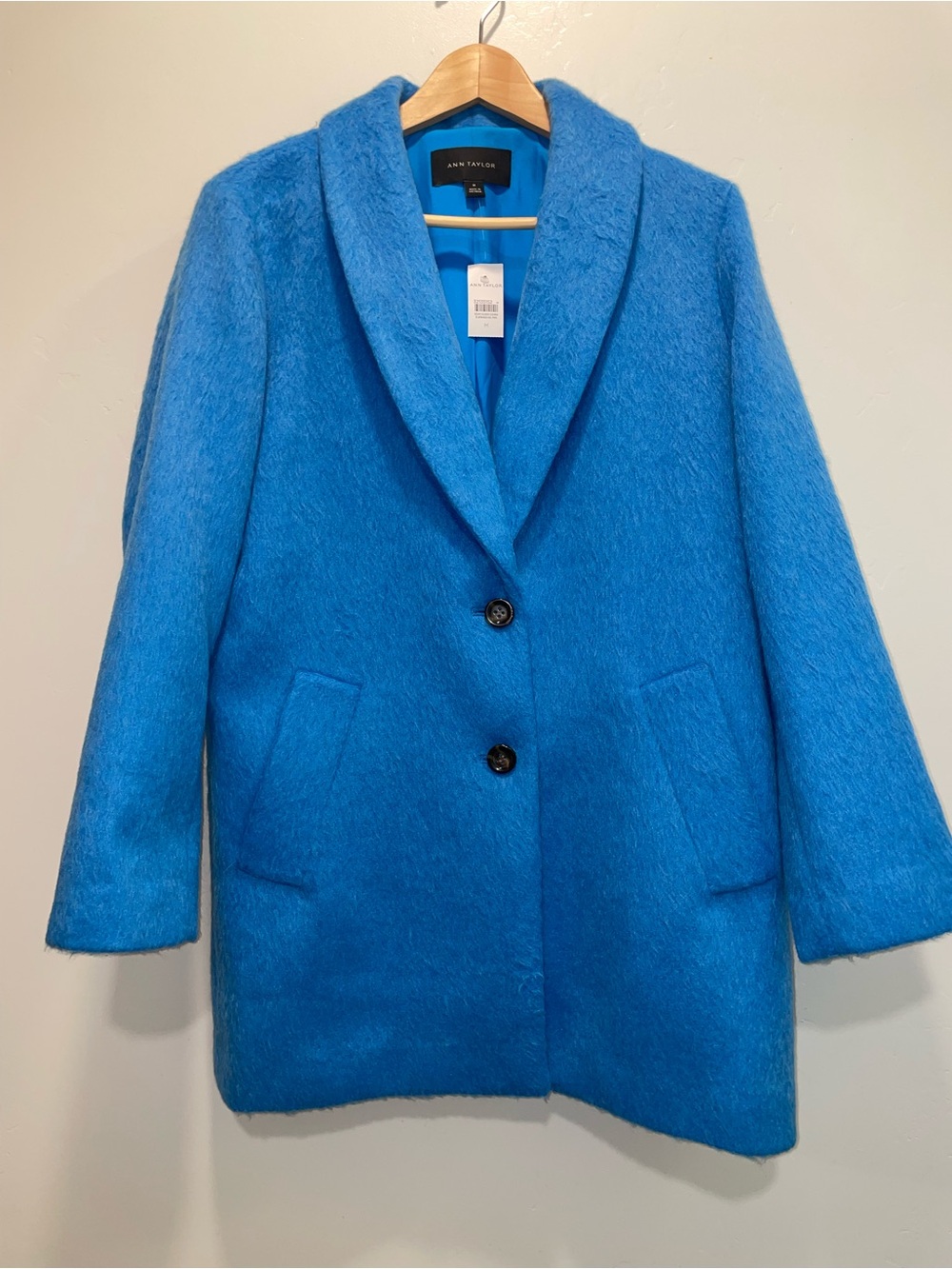 Ann Taylor Brushed Wool Cocoon Coat